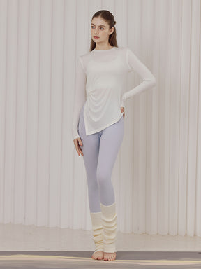 LYCRA®抗菌加工 ヒアルロン酸加工 美尻 レギンス　