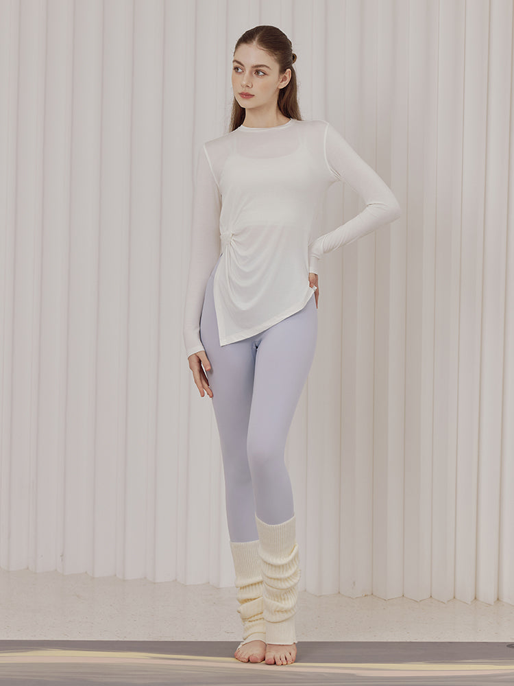 LYCRA®抗菌加工 ヒアルロン酸加工 美尻 レギンス　