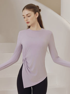 秋冬 アシンメトリーヘム 長袖 スライド入り　　　　　