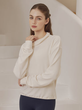 秋冬 両面起毛 ゆったりスウェット ドローストリング