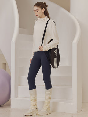 秋冬 両面起毛 ゆったりスウェット ドローストリング