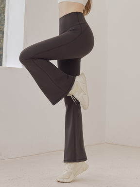 秋冬 裏起毛 美尻 フレアレギンス　