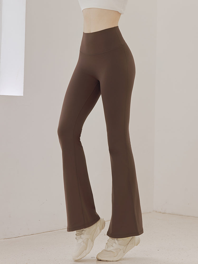 秋冬 裏起毛 美尻 フレアレギンス　