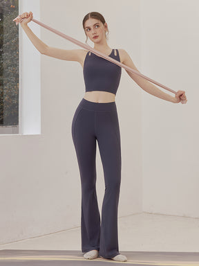 ダブルストラップ スポーツブラ パッド付き