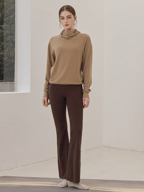 秋冬 両面起毛 ゆったりスウェット ドローストリング