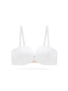 LIKEWILLOW フロントホック ストラップレスブラ ズレ防止