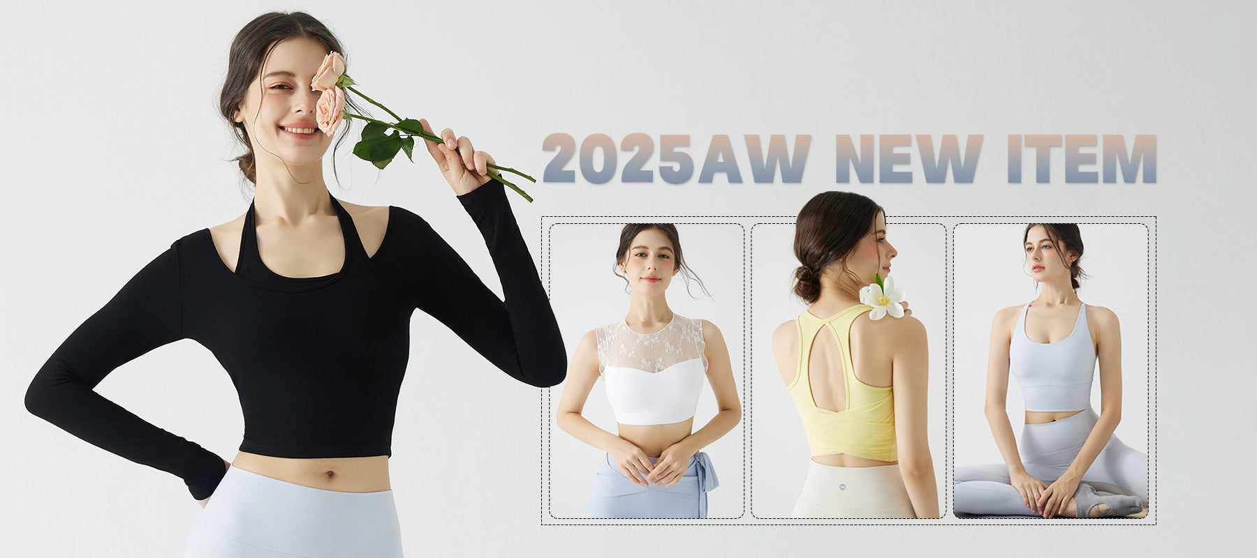 【未使用】yomoment Lサイズ　上下セット ヨガ