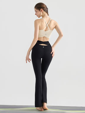 『新色追加』バック交差　フレアレギンス