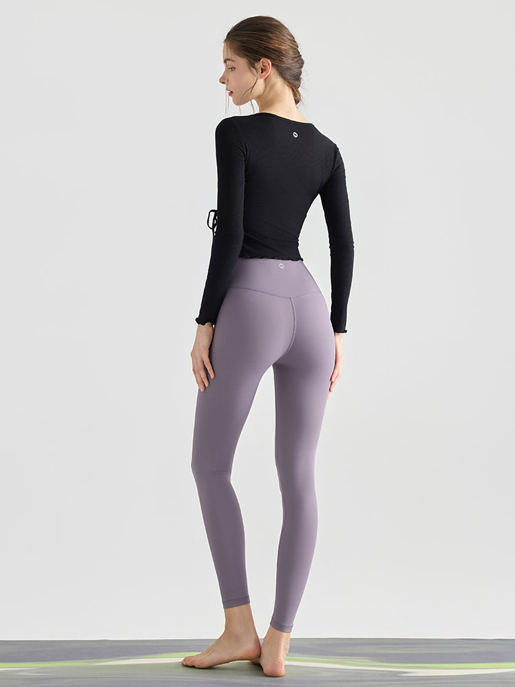 フリルカフス 速乾 羽織り ヨガトップ