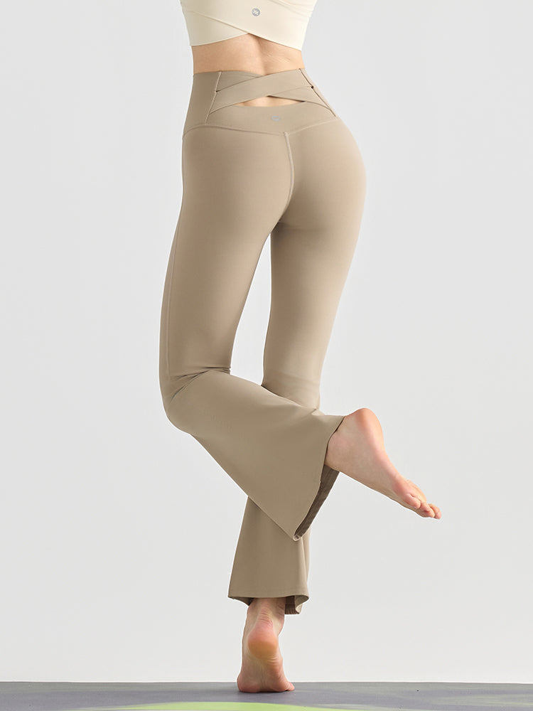 『新色追加』バック交差　フレアレギンス