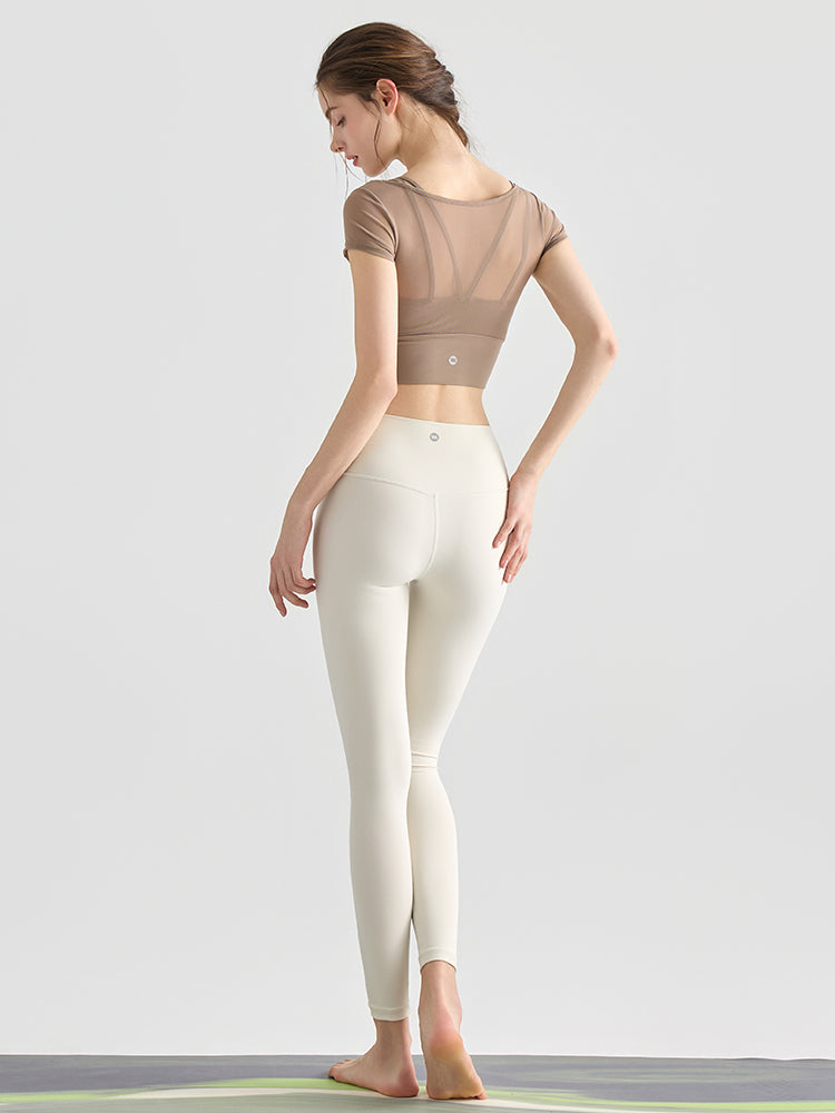 ハイウェスト 美脚 レギンス