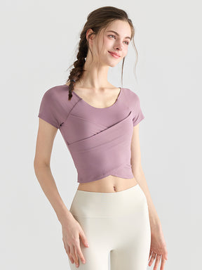 フロント交差 半袖