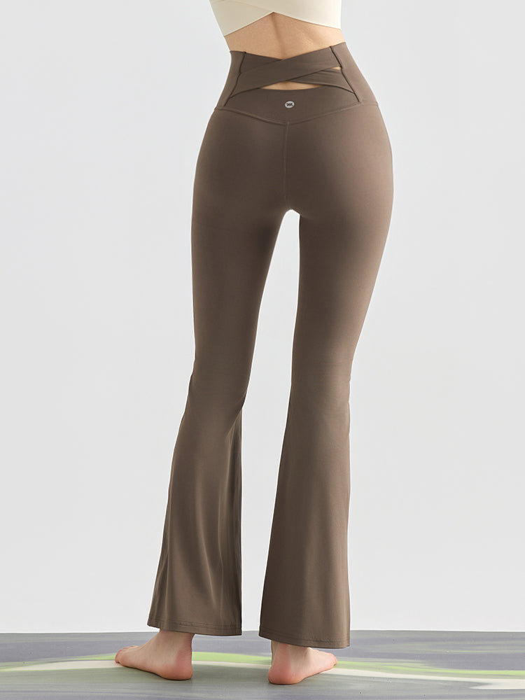 『新色追加』バック交差　フレアレギンス