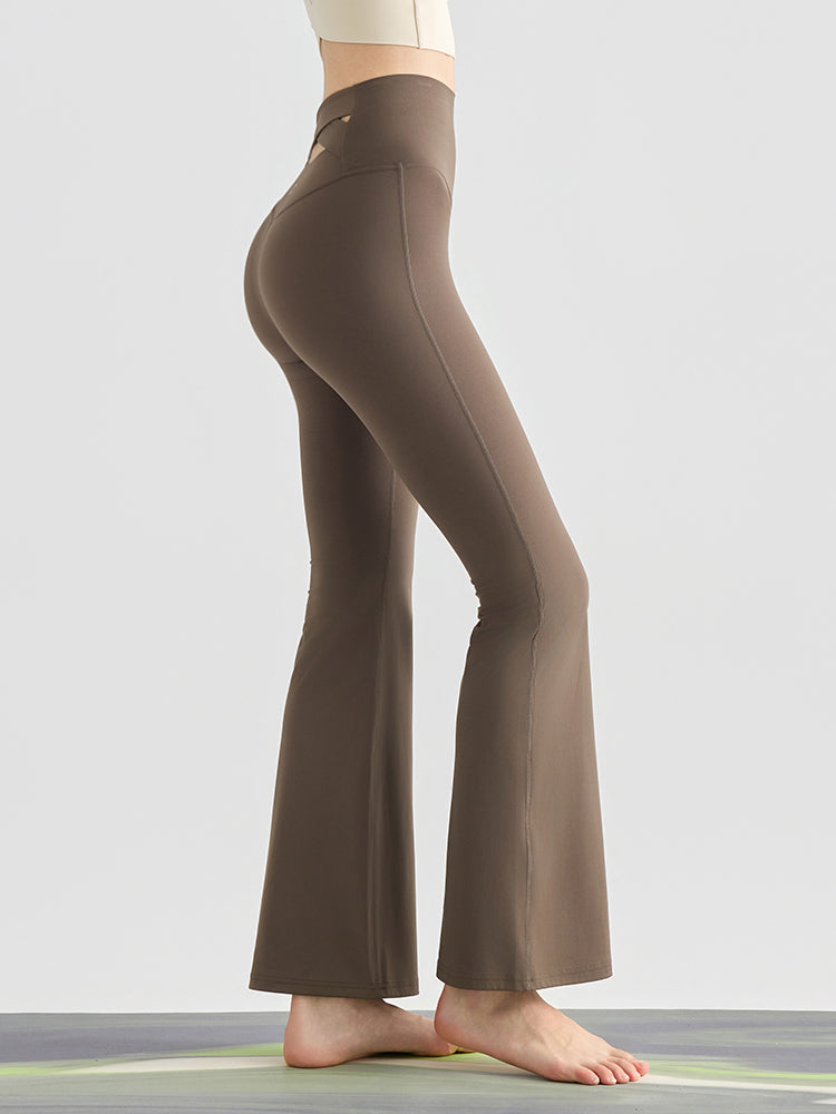 『新色追加』バック交差　フレアレギンス