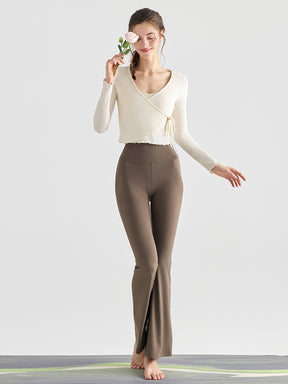 『新色追加』バック交差　フレアレギンス