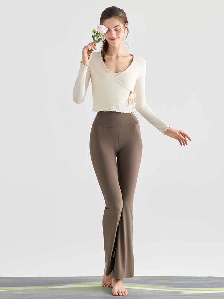 『新色追加』バック交差　フレアレギンス