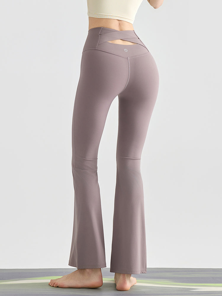 『新色追加』バック交差　フレアレギンス