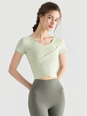 フロント交差 半袖