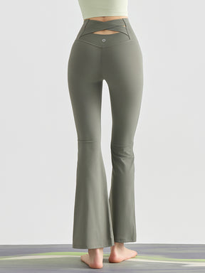 『新色追加』バック交差　フレアレギンス