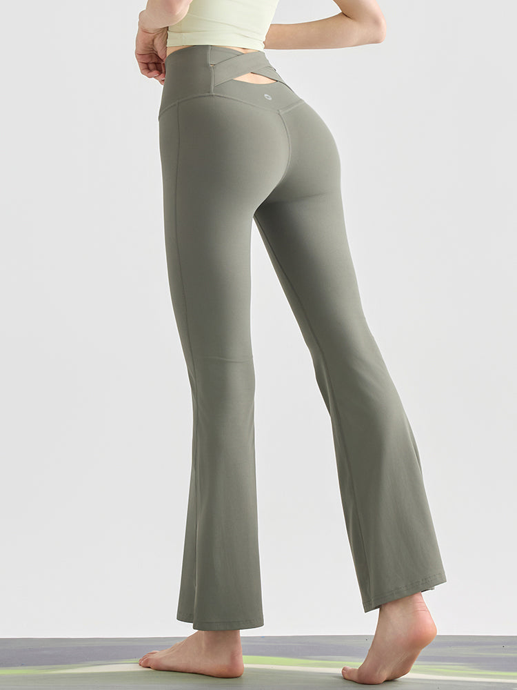 『新色追加』バック交差　フレアレギンス