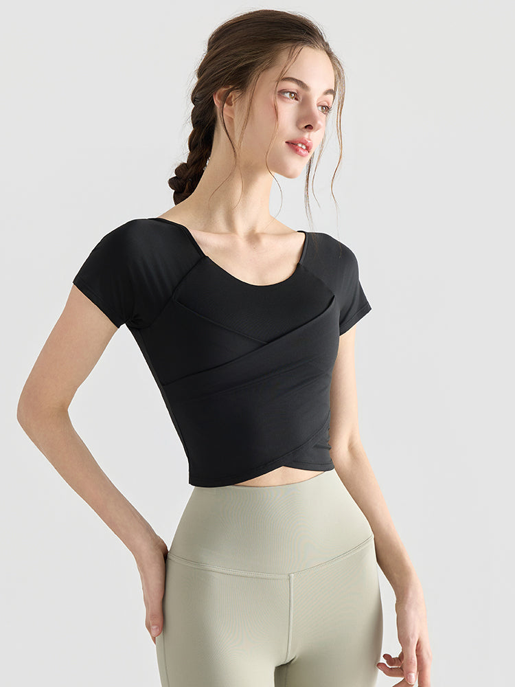 フロント交差 半袖