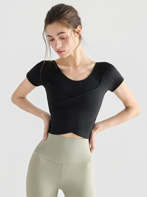 フロント交差 半袖