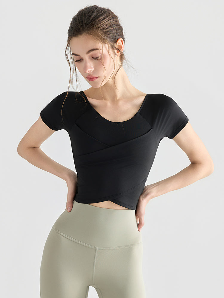 フロント交差 半袖