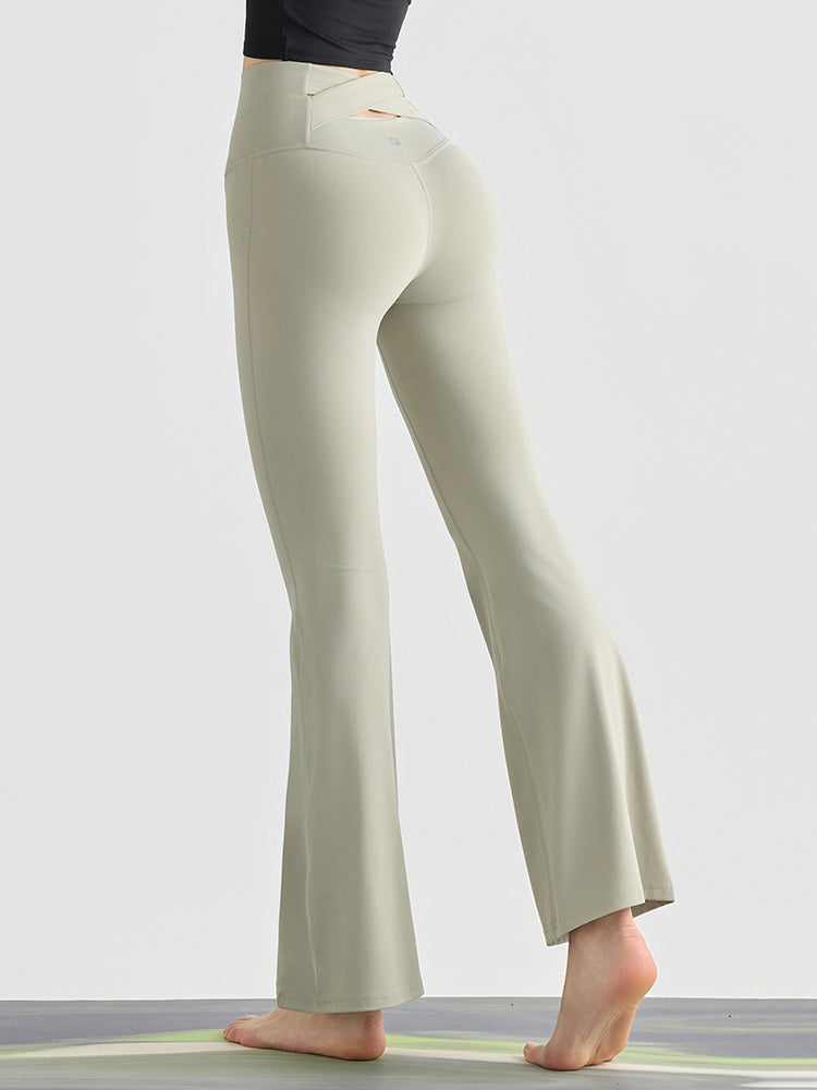 『新色追加』バック交差　フレアレギンス