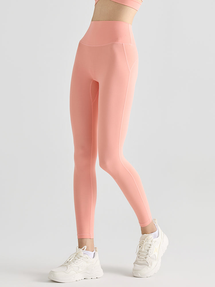 ヨガ　ヒップアップ　ハイウエストレギンス　配色スポーツブラ 防振 LYCRA®ハイウエスト ヒップアップレギンス