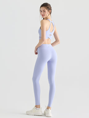LYCRA®背中開き スポーツブラ ハイサポート