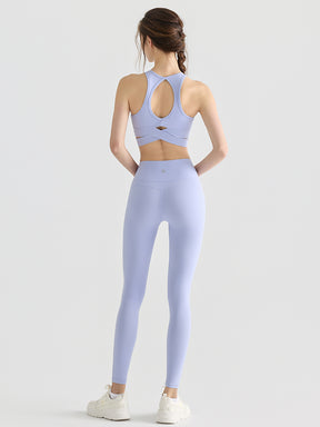 LYCRA®背中開き スポーツブラ ハイサポート