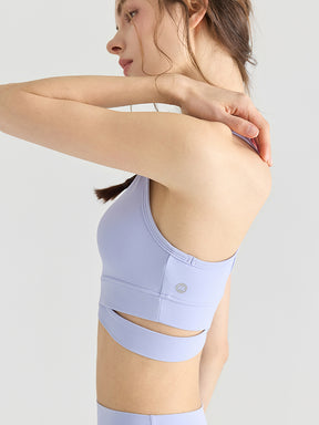 LYCRA®背中開き スポーツブラ ハイサポート
