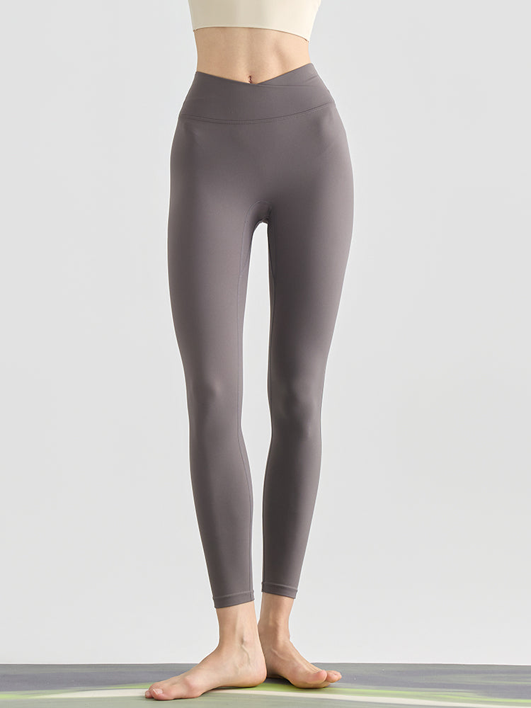抗菌防臭加工 ハイウエスト レギンス