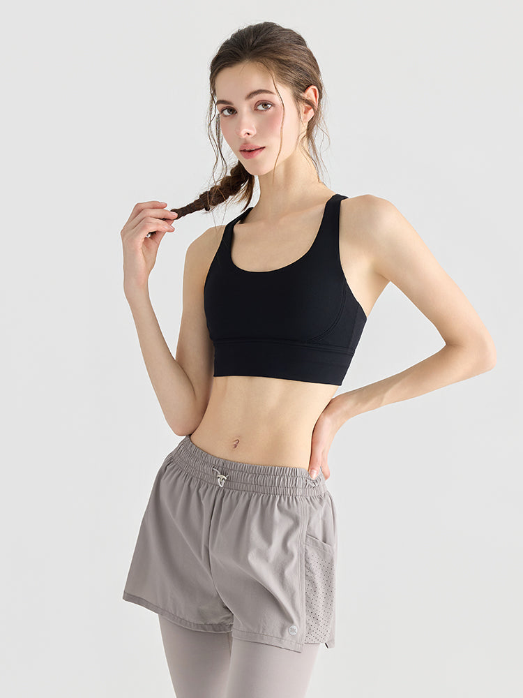 スポーツブラ バックダブルクロス 背中見せ