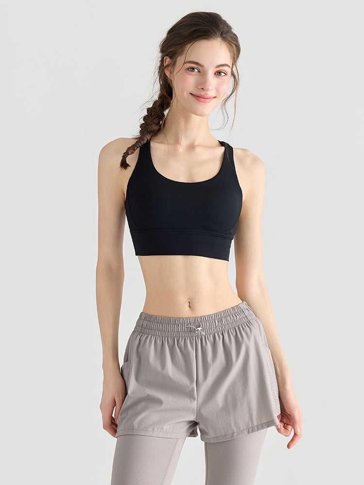 スポーツブラ バックダブルクロス 背中見せ