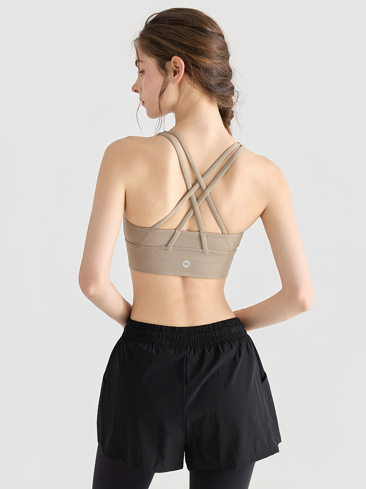 スポーツブラ バックダブルクロス 背中見せ
