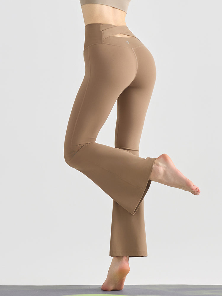 『新色追加』バック交差　フレアレギンス