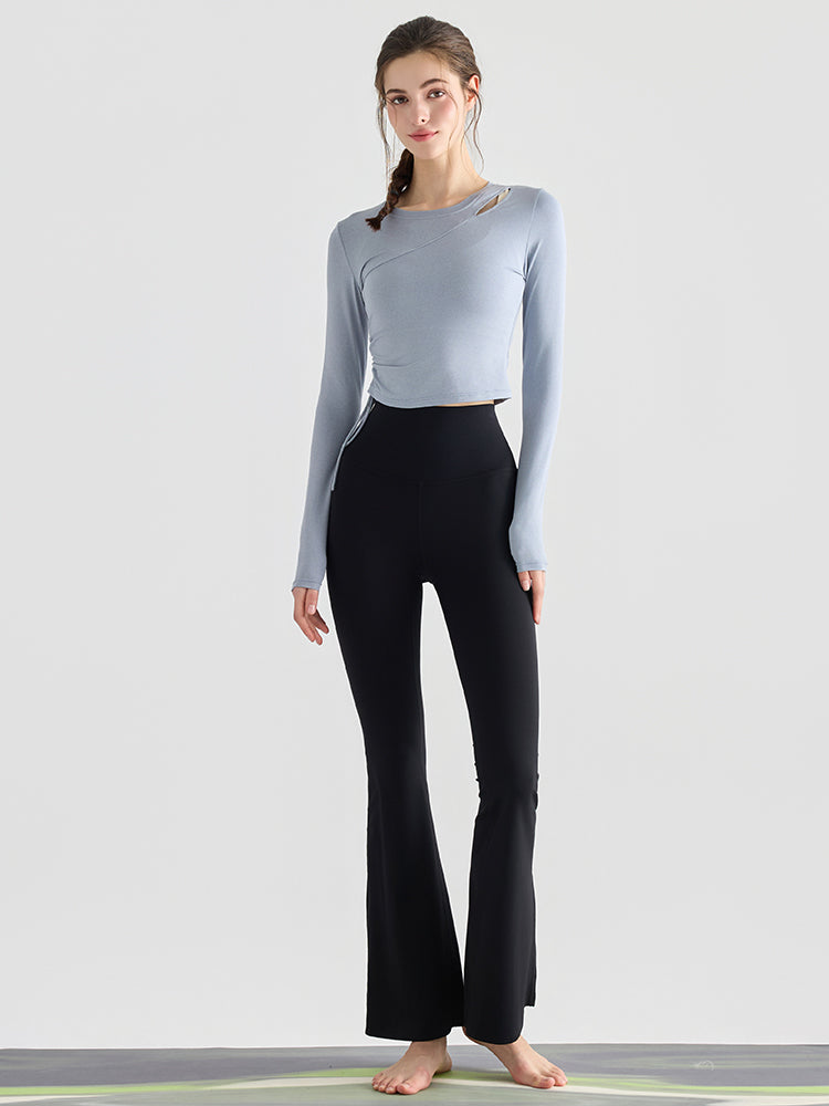 初秋 サイド ドローストリング 長袖