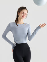 初秋 サイド ドローストリング 長袖