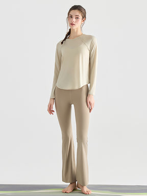 『新色追加』バック交差　フレアレギンス