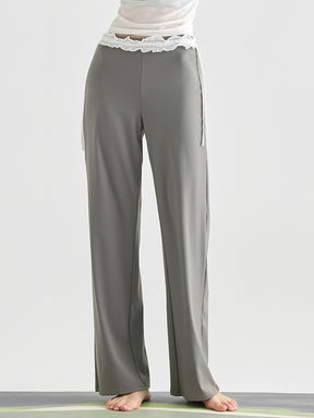 レース ワイトパンツ ヒップアップ