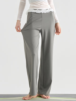 レース ワイトパンツ ヒップアップ