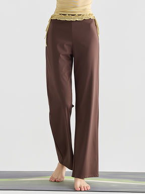 レース ワイトパンツ ヒップアップ