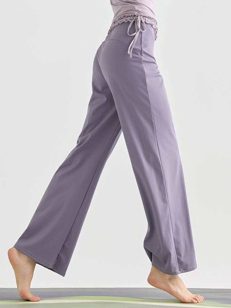 レース ワイトパンツ ヒップアップ