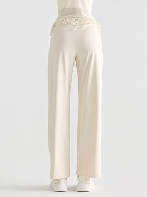 レース ワイトパンツ ヒップアップ