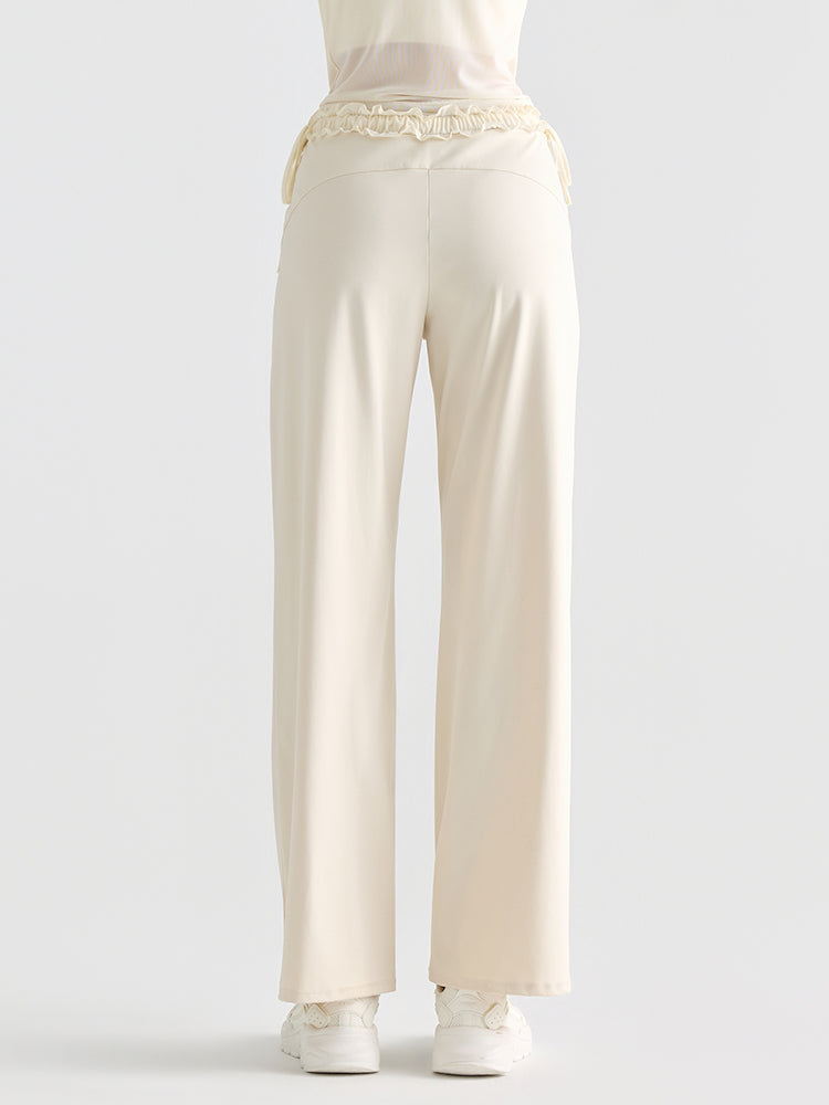 レース ワイトパンツ ヒップアップ