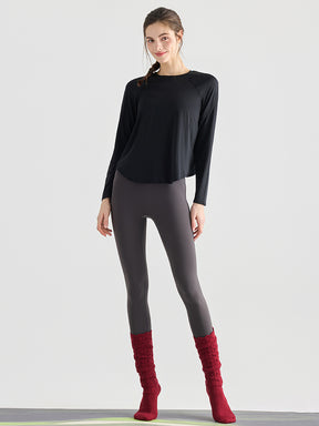 メッシュ切り替え 長袖シャツ