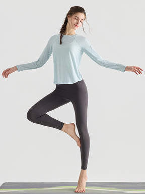 メッシュ切り替え 長袖シャツ