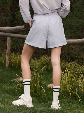 薄手 UVカット ゆったり ショートパンツ ポケット付き