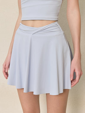 ツイストハイウエスト インナー付き テニススカート